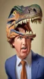 Placeholder: tucker carlson as dinosaur