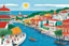 Placeholder: [illustration by David Hockney] In a slightly altered version of our world, Istanbul pulses with life where the ancient and the fantastical intertwine. Markets brim with vibrant colors and enticing aromas, while cafes buzz with the chatter of locals and travelers alike. The Bosphorus Strait, shimmering under the sun, serves as both a stunning natural barrier and a vital artery, separating continents and cultures.