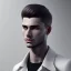 Placeholder: beautiful, smooth, realistic, Russian male, 25 y/o boy, face, jeans, slim, extremely sharp detail, finely tuned detail, ultra high definition, 8k, unreal engine 5, ultra sharp focus, smile teeth, happy