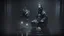 Placeholder: Ancient Chinese, God, Statue, Kept in a Dark Room with no light, ultra hd detailed, surrounded by ultimately terrfying black aura, portrait