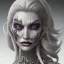 Placeholder: Úrsula Corberó, make up joker, highly realistic, highly detailed, intricate, viking