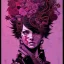 Placeholder: beautiful punk girl, hyper detailed, intricately detailed, illustration by <kilian eng> <Yoji Shinkawa>, purple tones,