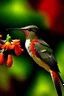 Placeholder: pajarito colibri delicado y brillante
