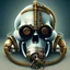 Placeholder: steampunk monkey headskull worrior