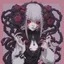 Placeholder: Nihonga policromada art aesthetic ghoul psycodelia marioneta