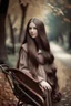 Placeholder: Beautiful Woman, long hair, pram