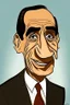 Placeholder: Mohammed Anwar Sadat Former President of Egypt cartoon 2d