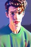 Placeholder: painted portrait of a 1960's Shawn Mendes