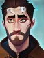 Placeholder: Portrait of a 30 year old strange gay wizard like Jake Gyllenhaal