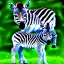 Placeholder: one cute baby zebra