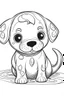 Placeholder: outline art forSeal Pup coloring pages with sitch, white background, Sketch style, full body, only use outline, toddlers style, clean line art, white background, no shadows and clear and well outlined.