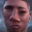 Placeholder: portrait photography of perfect face mbappe crying, Fire theme art, Dark moody night atmosphere, 8K, close-up face, ignore NSFW,magic,city, steampunk, chief ,apocalypse, set , sorrow,cyborg,