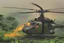 Placeholder: helicopter burning in the jungle the Panter is watching on fire