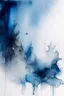 Placeholder: Abstract wet watercolour, grey blue