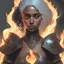 Placeholder: Ana de Armas, tom Bagshaw art style, high detail, high quality, ebony goddess, heater, iron coil heater, gears, steam, steal ribcage, steal breastplate, white hair, fire heart, heart on fire, metal made, 4k, high resolution. full detail. digital art, anime, cartoon