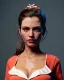 Placeholder: waitress woman with muppet head, skin body and arms, concept art, retro style, smooth, unreal engine 5, god lights, ray tracing, RTX, lumen lighting, ultra detail, volumetric lighting, 3d.