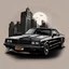 Placeholder: Buick grand national GNX, retro comic style, t-shirt, halftone