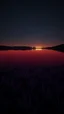 Placeholder: A large zoomed in water of a red lake in it a dark purple grass randomly in a starry dark night with dim lights in distance, great quality photo , cinematic and 8k photography