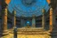 Placeholder: sci-fi stargate inside an Inca temple by Moebius