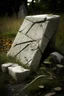 Placeholder: broken grave stone