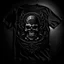 Placeholder: create dark themed t-shirt print fitting in metal, dark style