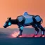 Placeholder: fullbody Drawing of 'Robot Horse',intricate detail,andrea bonelli,Kilian Eng,Ohrai,evan lee,Aleksandr Sidelnikov,KyuYong Eom,three quarters frontal aerial view,toned colors,16k