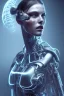 Placeholder: cyberpunk, glass body, women, portrai, open mouth, perfect skin, tron, cyborg , perfekt, real, dream, hr giger