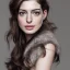 Placeholder: Anne Hathaway photo face , wearing viking, 8k quality, highly detailed, highly quality