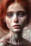 Placeholder: prompt: An image of a red-haired beautiful girl in the style of Mike Worrall, Stefan Gesell, Anton Semenov, Arthur Boyd, Gerald Scarfe, Wlad Safronow, Yves Tanguy and Christine Ellger. Style airbrush art with very soft muted colours and a hazy atmosphere. Bold oil paintings with thick brushstrokes and spots --ar 16:9