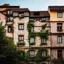 Placeholder: An odd village, details of the houses very accentuated, Max Ernst style, Hasselblad h6d400c