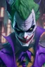 Placeholder: the joker in the style of batman ninja, anime, depth of field, nvidia graphics