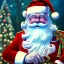 Placeholder:  octane render, 8k, high detail, Santa , portrait, jolly, realistic