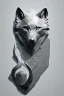 Placeholder: Illustration of shadow puppet, sculptural art where 2D shadows of a wolf silhouette is cast by a 3D sculpture or hand against a wall, creating the Illusions of depth and perception, art against a wall, ombromanie, shadowgraphy, Félicien Trewey