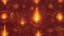 Placeholder: Hyper Realistic Glowing-Golden-Groovy-Patterns on Maroon-&-Orange-background with fire-embers on it