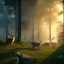 Placeholder: Landscape variants,deers, hyperphotorealistic,photography, natural lighting, octane render, trending art by artstation