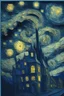 Placeholder: Architecture starry night van Gogh