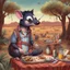 Placeholder: the peculiar picnic of the painted possums: an artful adventure in the outback --v 6.0 --style raw