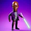 Placeholder: Samuel jackson purple jedi bobblehead with lightsaber and boots