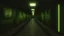 Placeholder: Inside the old subway tracks, . Low light and closed green moss walls. Like the original design of the game space ,digital art.landscape,far camera old painting,2 Chen and George Hopper, Rembrandt lighting, a dark green color scheme, ethereal light. --ar 13:16 --v 6. 0 metro game