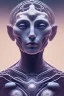 Placeholder: portrait full human body, meditation, third eye, universe, fourth dimension, fractal, realistic, 8k, high quality, extreme detail, symmetrical nose.