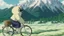 Placeholder: Yeti riding a bicycle, fun, family, award winning, Alberta