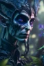 Placeholder: dark elf portrait in fungus garden, hi detail, 4k, clear focus, depth of field, color correction, studio quality, backlight