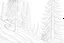 Placeholder: Norwegian forest, woodland- Pencil drawing, illustrative, graphite, crosshatching