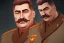 Placeholder: Portrait of Joseph Stalin by Jake Bartok