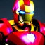 Placeholder: Fat ironman with red hair, magnificent, majestic, Realistic photography, incredibly detailed, ultra high resolution, 8k, complex 3d render, cinema 4d, all body