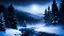 Placeholder: fir forrest scenery, heavy mist,valley,creek,forest,christmas ,tree,,nature,night,snow,fir tree,high-quality photograph,zeiss prime lens, bokeh , high detail, smooth render, unreal engine 5, dust effect, vivid colors,night