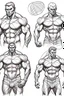Placeholder: Abdominal muscles drawing sketches