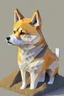 Placeholder: pioneer shiba inu close face matrix isometric hills name X