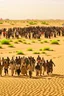 Placeholder: Sudan, migrating people desert