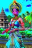 Placeholder: bali princess,fullbody ,style digital photo realistic